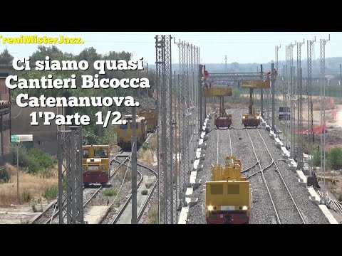 Nuova linea a doppia binario Bicocca-Catenanuova,ci siamo quasi,pochi mesi all apertura.Prima parte.