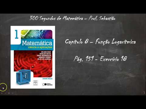 FUNÇÃO LOGARÍTMICA - Exercício 18 - Calcule o valor do Logaritmo