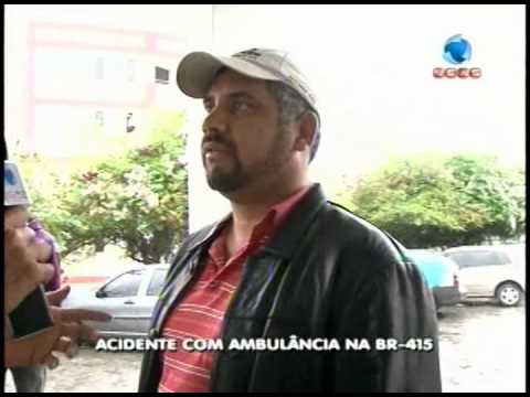ACIDENTE COM AMBULÂNCIA NA BR 415