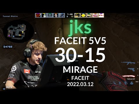 jks (30-15) (MIRAGE) @ FACEIT 5V5 RANKED 2022.03.12 | LIM-CSGO POV