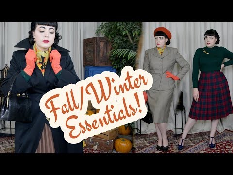 Fall & Winter Vintage Style Essentials - Vintage Fall Fashions