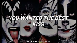 KISS - You Wanted The Best (Subtitulada En Español + Lyrics)