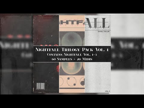 "Nightfall" Trilogy Sample Pack/Loop Kit Vol. 1 | Dark Sample Pack (Southside, Pyrex, Pvlace etc.)