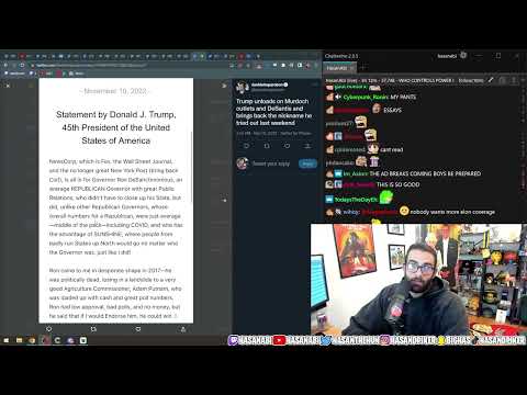 Hasanabi top "Trump does like this" of the hr 2022-11-10 hr 04 #entertainmen #funny