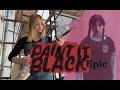 Wednesday Season 2 Theme Paint It Black Epic Guitar Rolling Stones Paint It Black Epic Cover