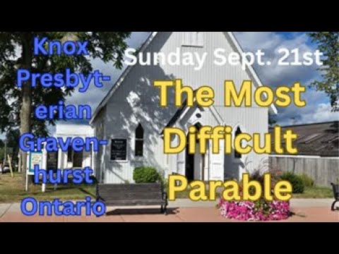 Knox Gravenhurst - Sept. 21, 2025, "The Most Difficult Parable"