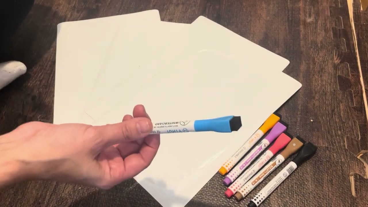 Magnetic Whiteboard 4 Pack Review | Dry Erase Boards with Markers & Eraser