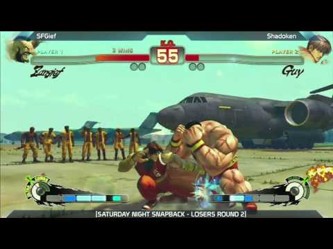 SSF4: SFGief vs Shadoken - Saturday Night Snapback 6.2