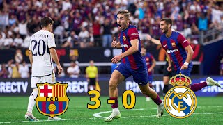 FC Barcelona vs Real Madrid (3-0) 2023 Internation