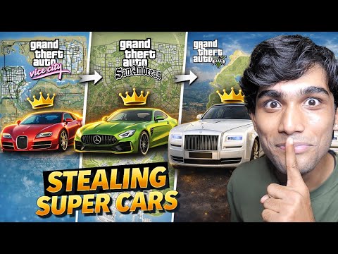 Stealing Supercars From Every GTA MAP