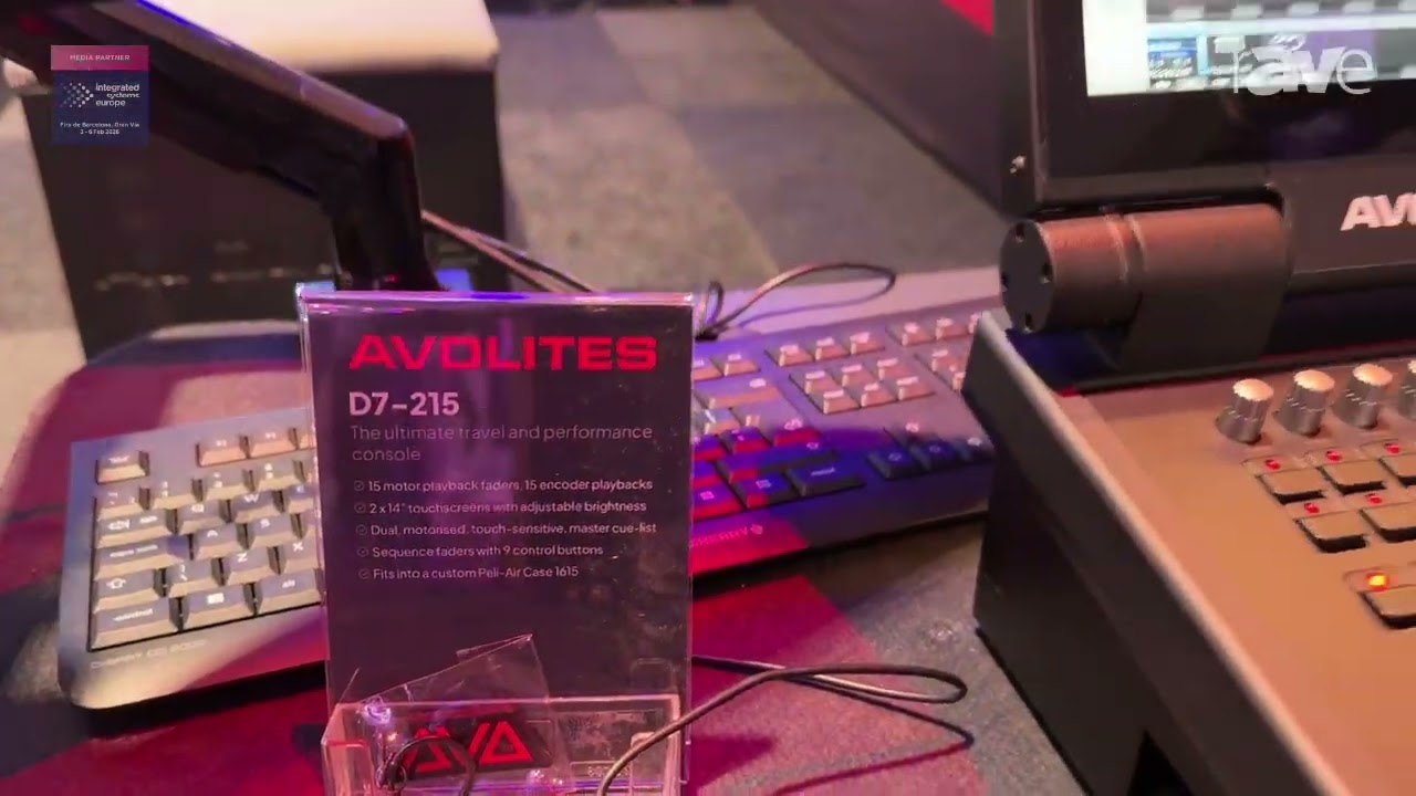 ISE 2026: Avolites Showcases D7-215 Lighting Console