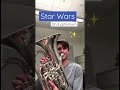 A classic! #euphonium #starwars #johnwilliams #brassband #musician #musica #band #brass #instrument