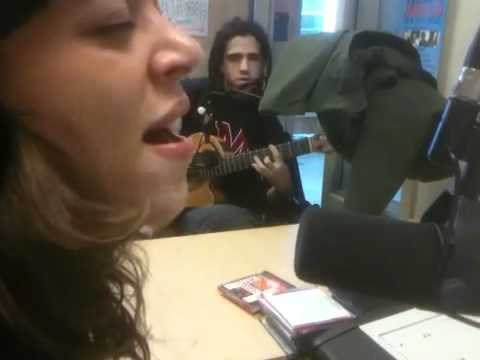 Luisa Maita performing live on WRUV radio