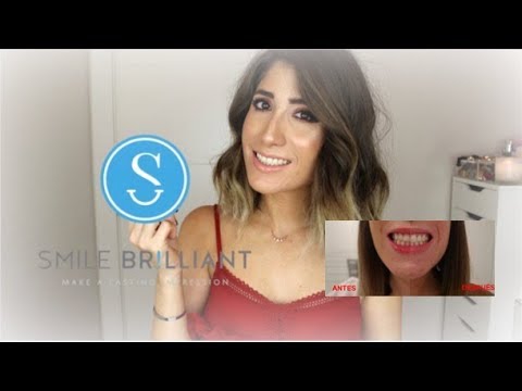 Mis dientes MUCHO MÁS BLANCOS!!! | ¿Cómo lo he conseguido? + SORTEO!!! | SMILE BRILLIANT #Ad