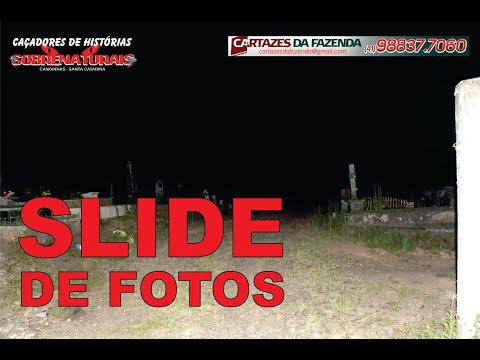 SLIDE DE FOTOS CEMITÉRIO