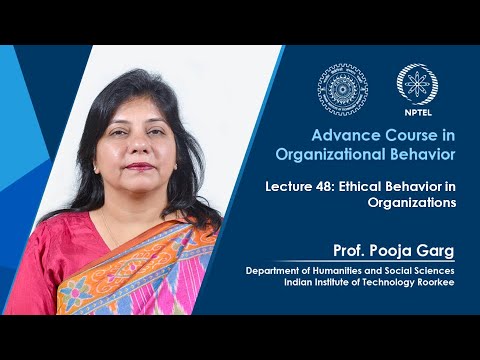 Advance Course in Organizational Behavior Promo Video By Prof Pooja Garg