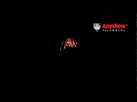 5inch red strobe willow waterfall