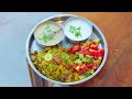 Gujarati Kadhi Pulav Indian Village Cooking