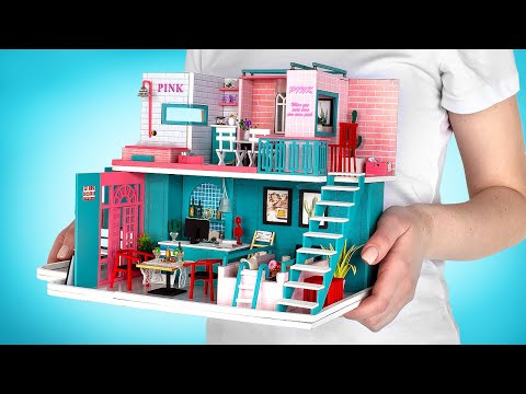 How to build a miniature pink café