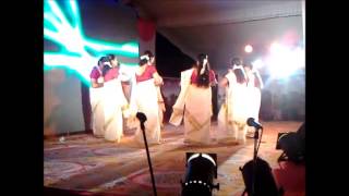 preview picture of video 'Thiruvathirakali # The Onam Celebrations 2013 @Baroda'