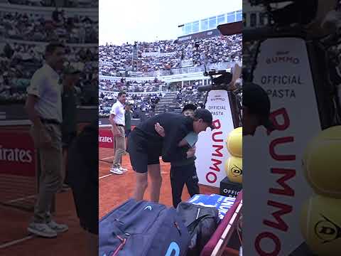 Ball Kid Gets Hug From Sinner 🥰