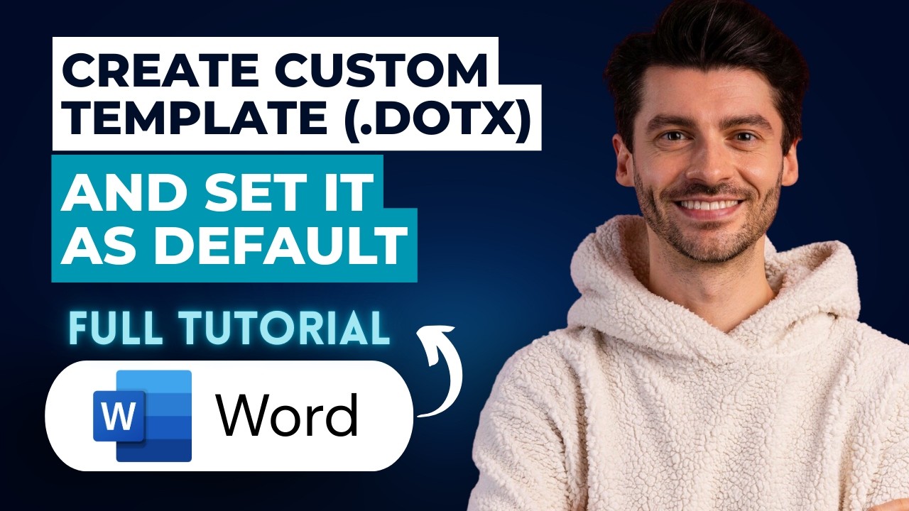 How to Create a Custom Word Template  (.dotx) and Set it as Default [2026 Full Guide]