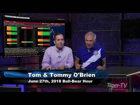 June 27th Bull-Bear Binary Option Hour on TFNN by Nadex - 2018