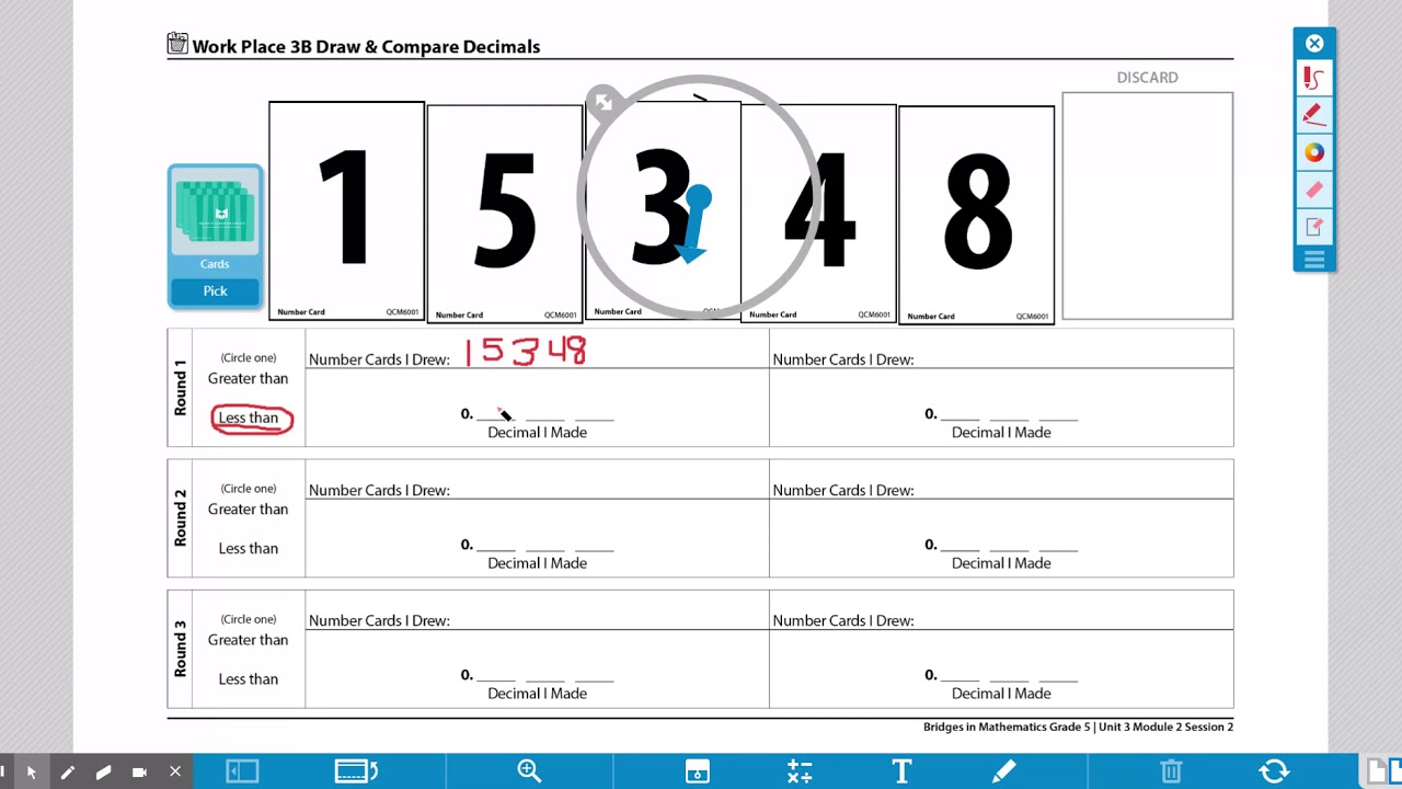 Interactive Whiteboard by the Math Learning Center
