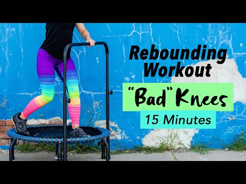 Rebounding for Beginners and Seniors / Low Impact Bad Knees Workout thumbnail