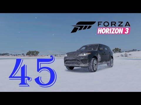 Forza Horizon 3 Blizzard Mountain - Part 45 - Hitting The Ice In the Range Rover