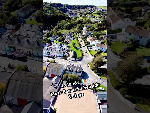Ireland's Most Beautiful Seaside Village #DunmoreEast #Ireland #drone #irishcoast #waterford #shorts