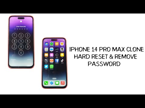 IPHONE 14 PRO MAX CLONE: Easy Way For Hard Reset And Remove Password 2024