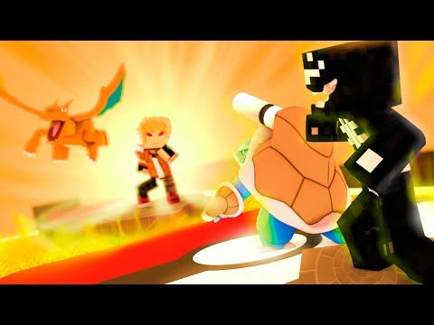 EPIC Pokemon Fire vs Water Battle in Minecraft!