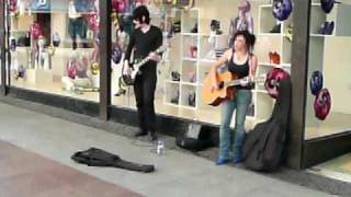 Live music on Henry Street in Dublin City