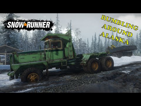 SnowRunner Ep 48     Back in the snow, Alaska style