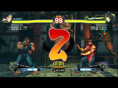 SPRUCE123 [Ryu] vs. kimelenton [Yang] | SSF4 AE