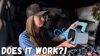 Van Life Plot Twist: I Changed My Camping Plans & Tested My New Air Cooler for Summer Travel Prep!
