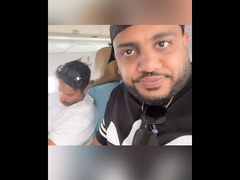 أوس أوس يمازح أحمد فهمي بسبب نومه العميق في الطائرة هنخربها متقلقش