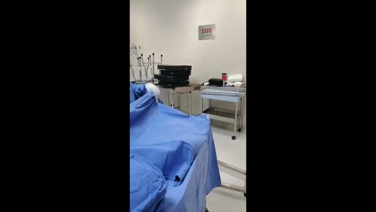 Tecnica de vestido de mesa de riñón, mayo y Pasteur