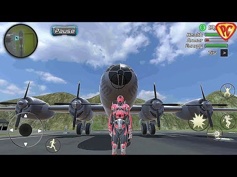 Super Crime Steel War Hero Iron Flying Mech Robot #26 Airplane B-29