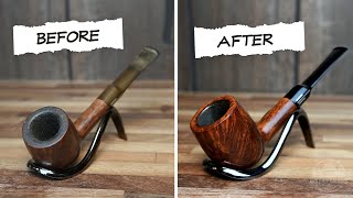 Antique Briar Estate Pipe - Full Restoration & Cleaning Process