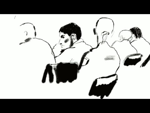 Upprörda känslor i rätten när Rakhmat Akilov visade fingret - Nyheterna (TV4)