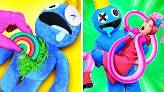 Blue Is Alive?! 😨 Crazy Origin of Rainbow Friends *Mommy Long Legs Made A Monster*
