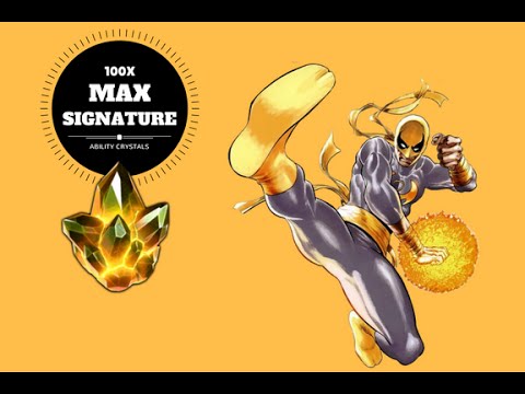 MARVEL : CONTEST OF CHAMPIONS - 100 MAX SIGNATURE ABILITY CRYSTALS + 4* SHARD CRYSTAL