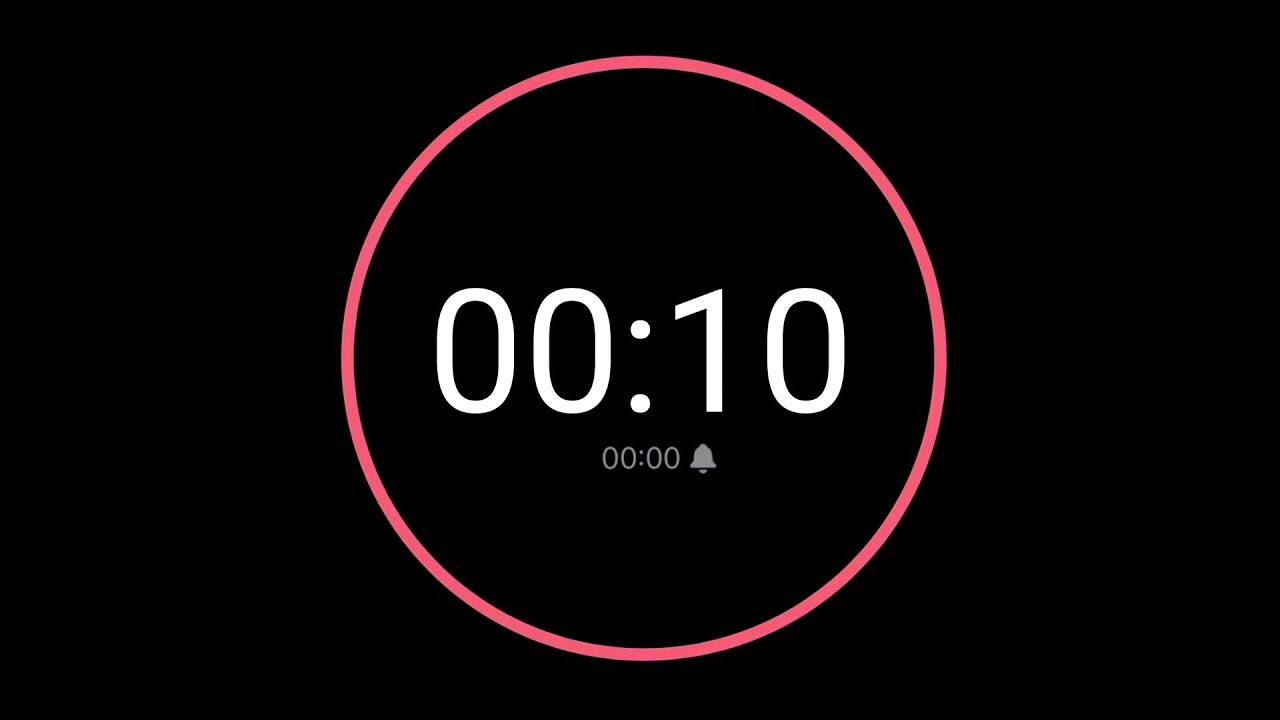 10 Second Countdown Timer / iPhone Timer Style