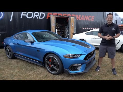 External Review Video TFWvmJYI1bg for Ford Mustang Mach 1 Coupe (S550, 6th gen, 2021 MY)