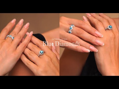 A Color like No Other — Blue Diamond Rings ✨
