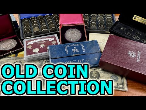 UNBOXING A RARE COIN & PAPER MONEY COLLECTION: Stored In A Basement For 20+ Years!!