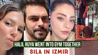 Ruya Coric and Halil Ibrahim Ceyhan Went into Gym !Sila Turkoglu in Izmir