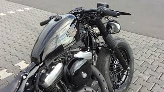 Harley Davidson Sportster 1200 forty eight 48 Bobber Custom Umbau